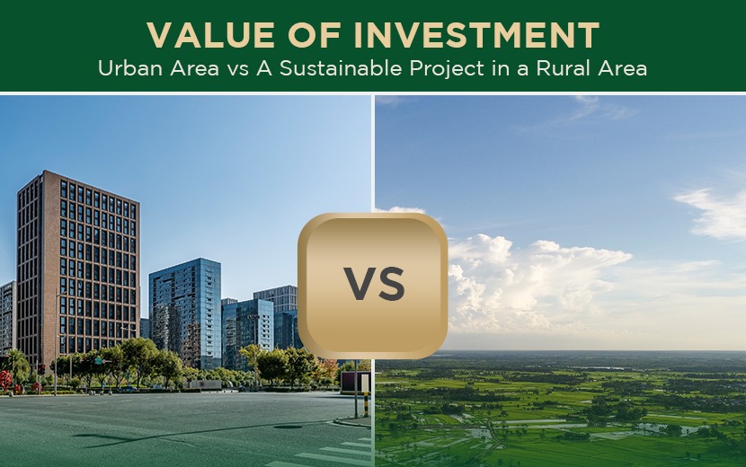 Value of Investment in Real Estate – Urban Area vs A Sustainable Project in a Rural Area