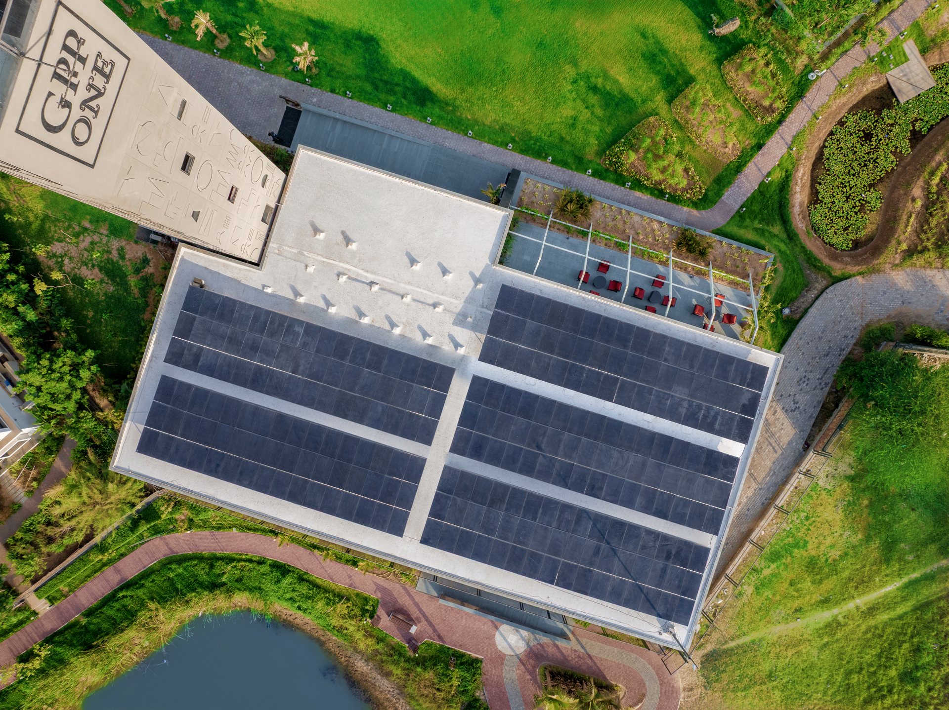 Solar-integrated infrastructure